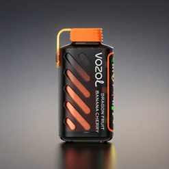 VOZOL Gear Power 20000 Puffs Norge engros med 20mL e-væske, 5% nikotin, dragefrukt, banan og kirsebær, Dual Mesh Coil og Full Screen Display