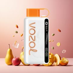 VOZOL STAR 9000/12000 Vape til engangsbruk Norge Engros med Mexicansk Mango Is, 650mAh Batteri, 0/20/50mg/ml Nikotin, 9000/12000 Puffs, S.i.L.C TECH & Raskere Lading